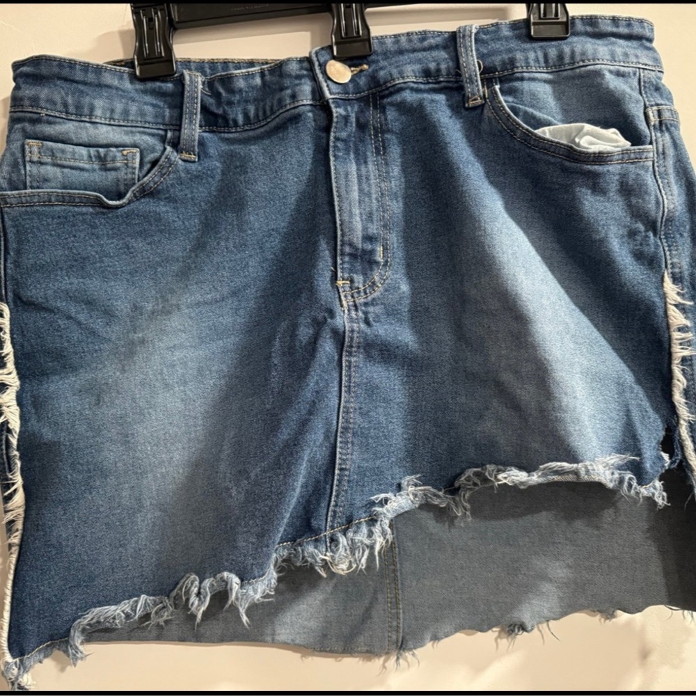 Forever21 Plus Size Jean Mini Skirt-Size 16
